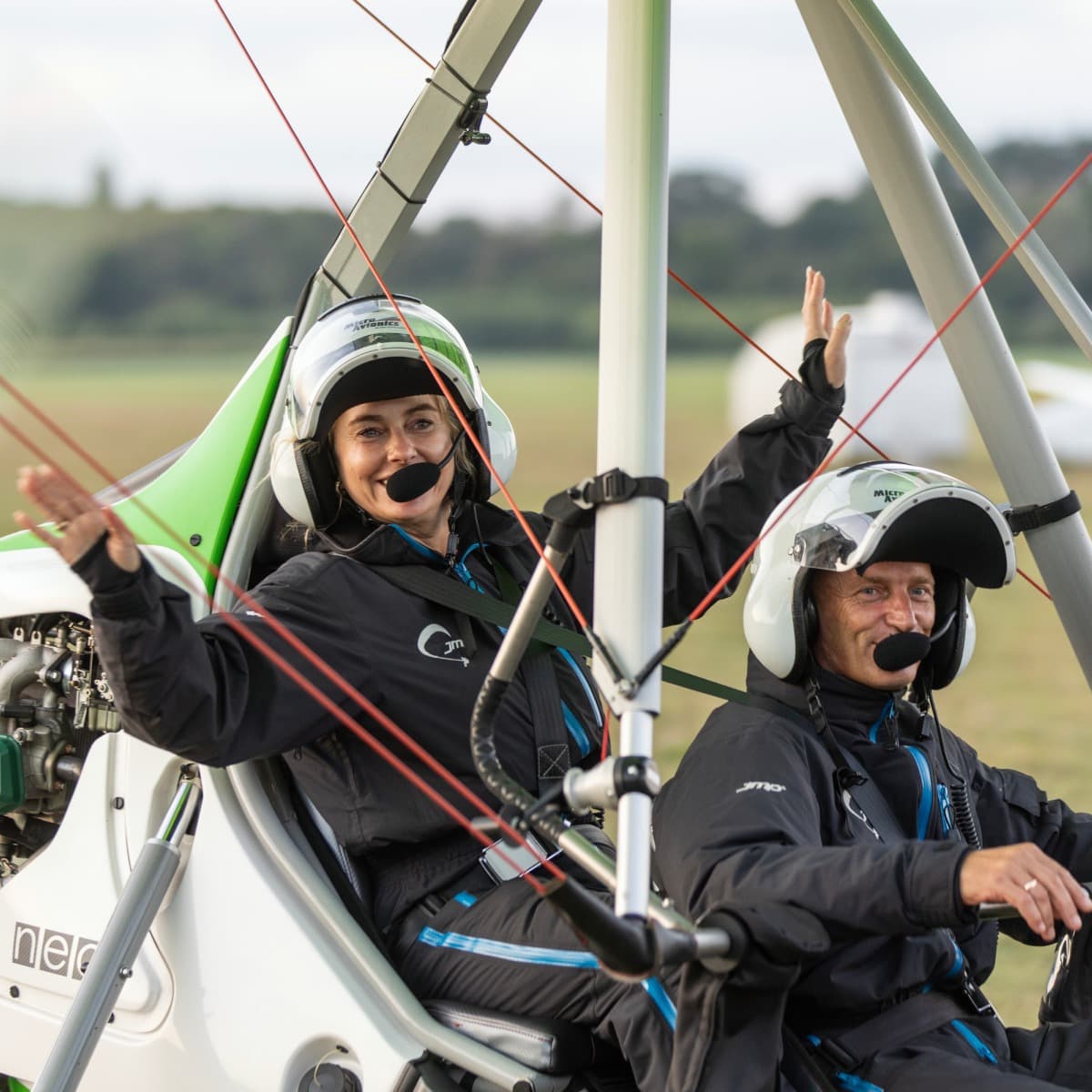 Lot motolotnią | Grudziądz (Lisie Kąty)