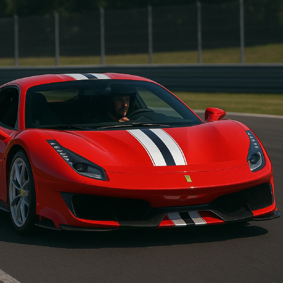 Jazda Ferrari 488 Pista- 2 okrążenia  | Tor Poznań | Super Cars