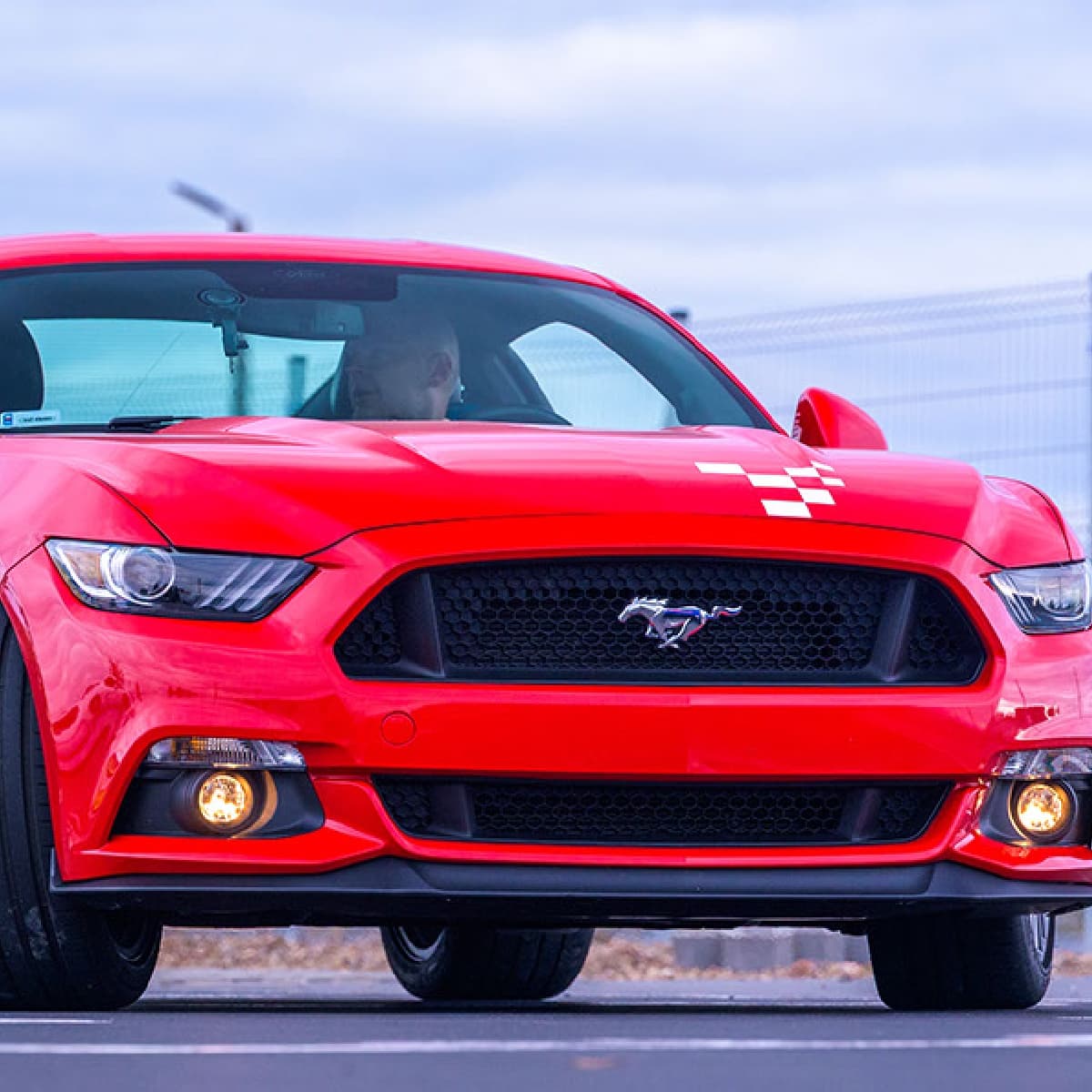 Jazda Fordem Mustangiem - 1 okrążenie | Tor Białystok | DEVIL-CARS