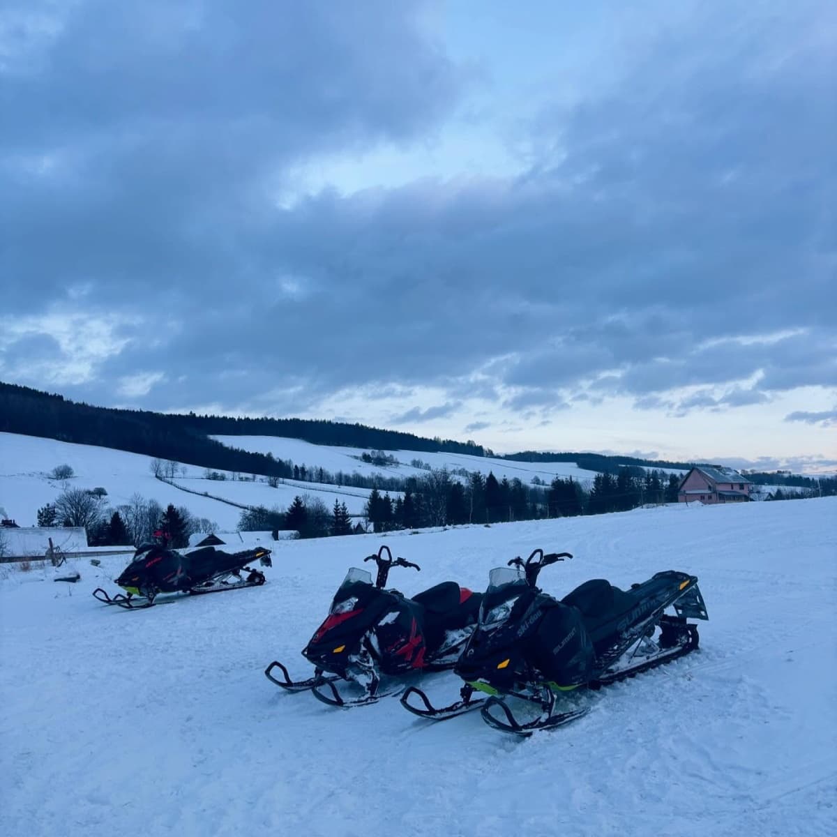 Jazda skuterem śnieżnym | Czyrna (Beskidy)