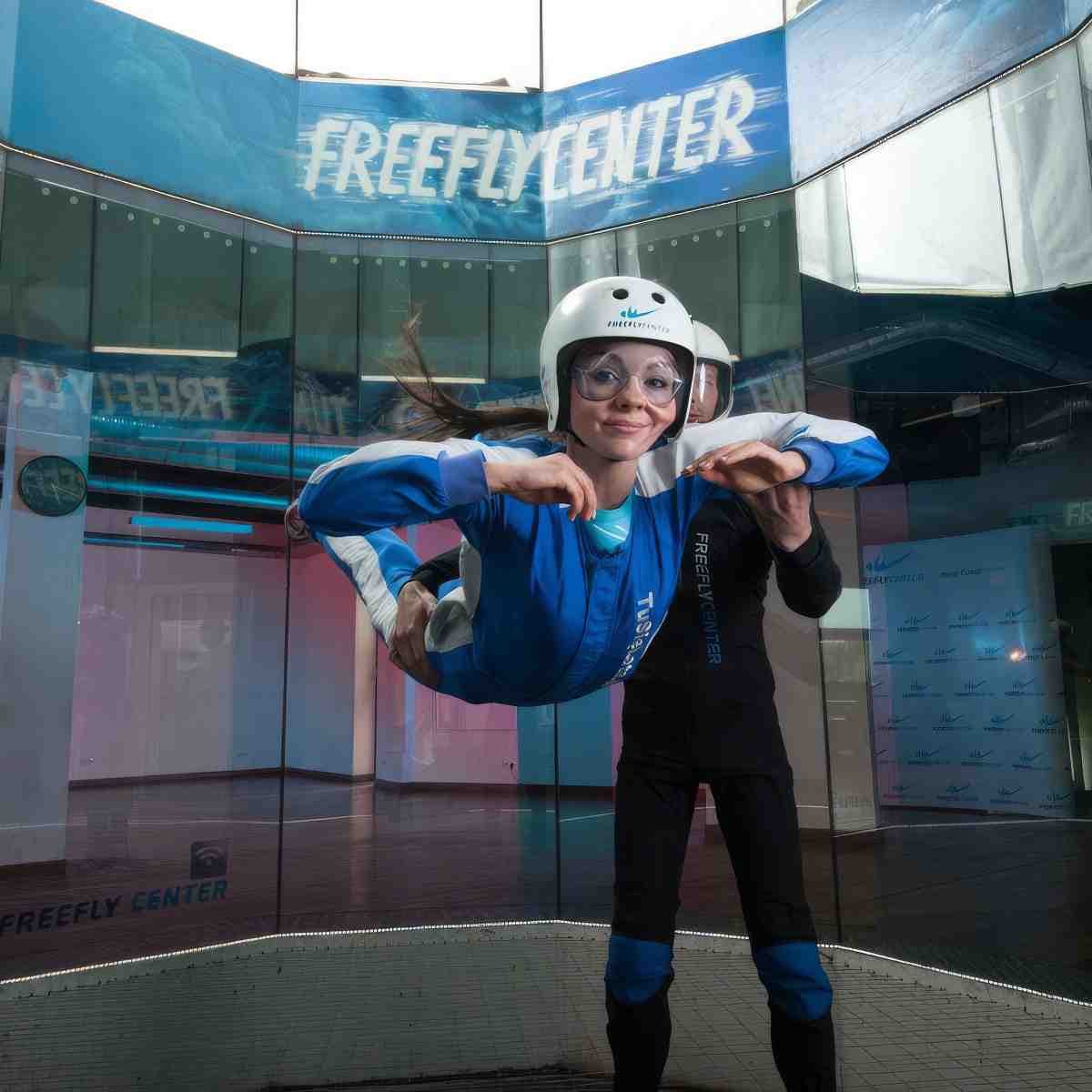 Lot w tunelu aerodynamicznym | Leszno