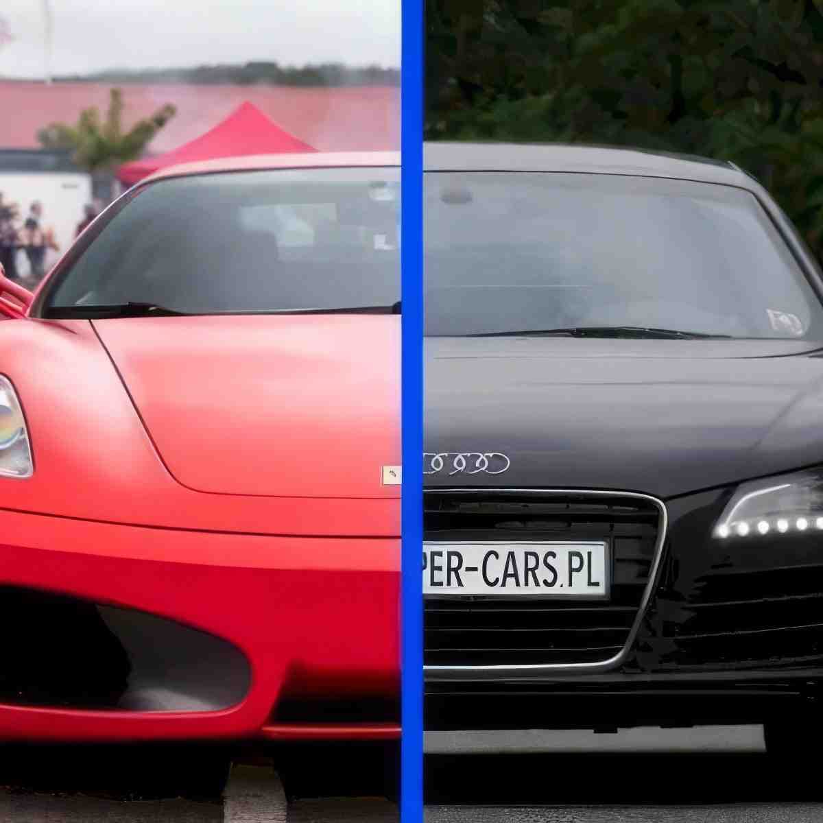 Pojedynek Ferrari F430 vs. Audi R8 | Tor Kraków | Super Cars