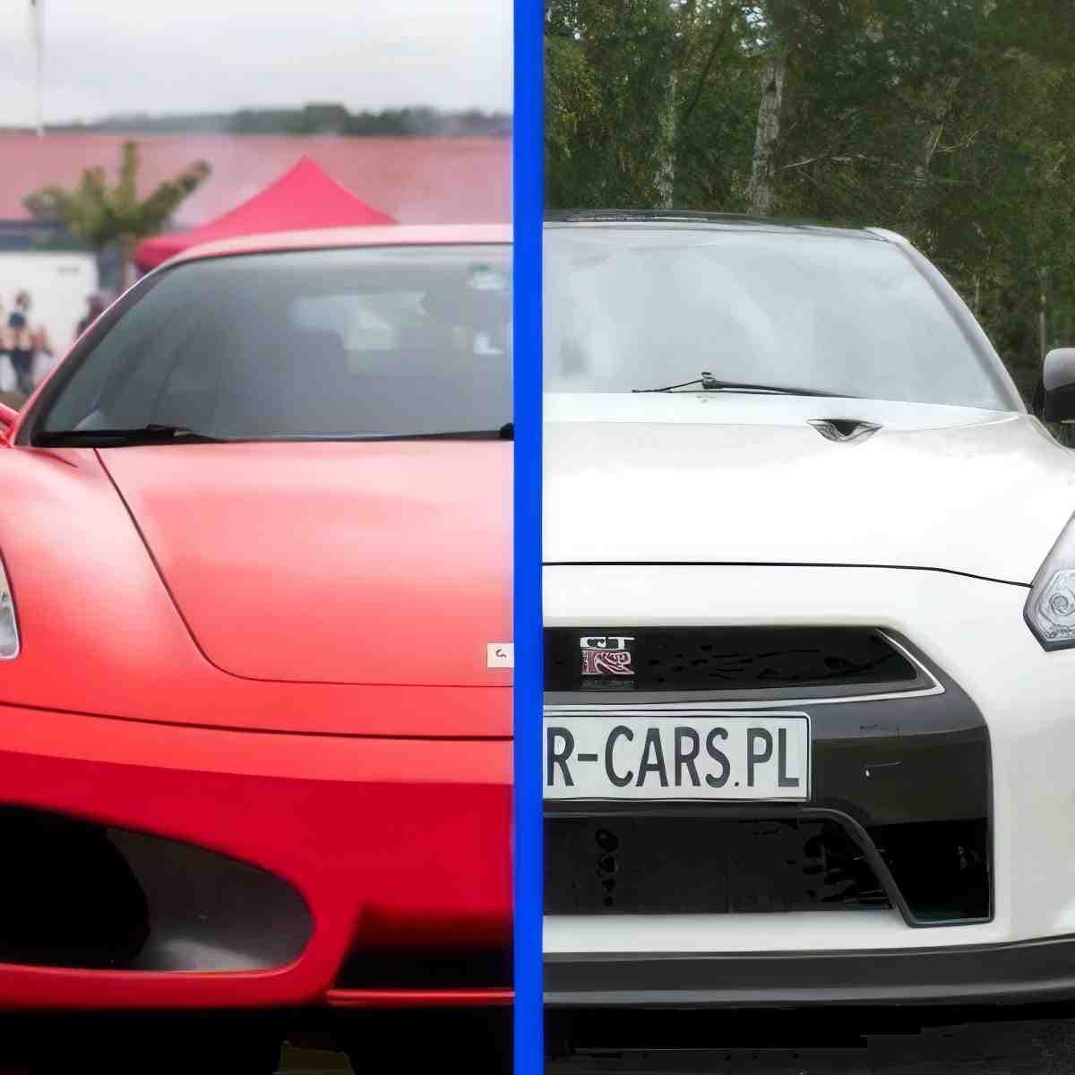 Pojedynek Ferrari F430 vs. Nissan GT-R - 1 okrążenie | Tor Kraków | Super Cars