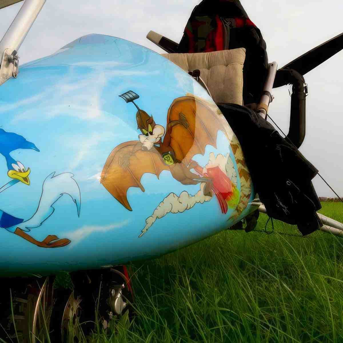 Lot motolotnią z filmowaniem | Szczecin (Trzebicz)