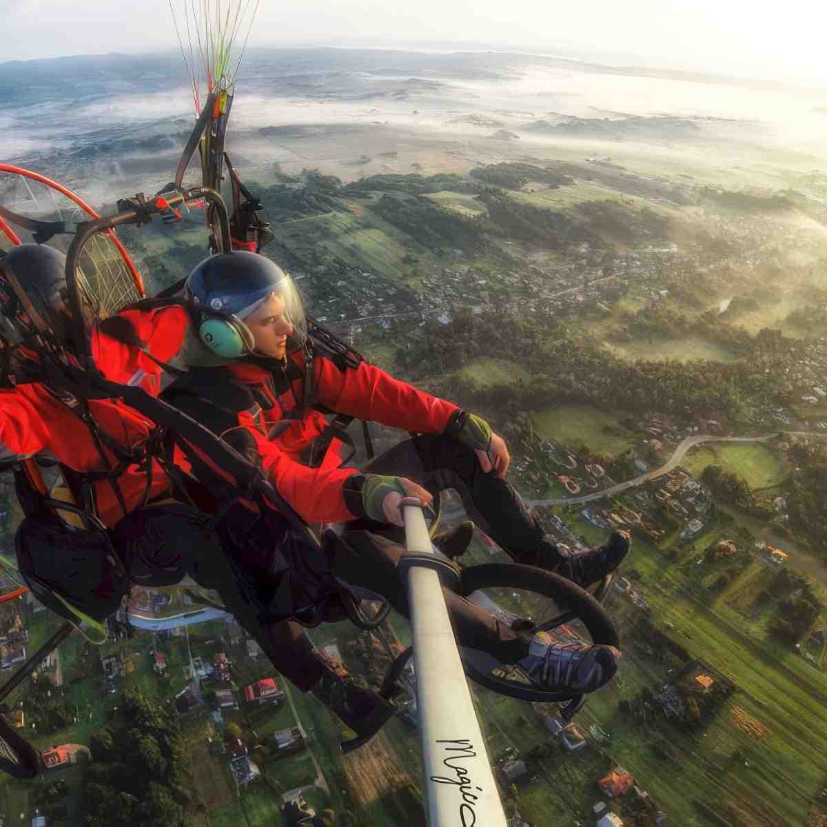 Lot motoparalotnią | Krosno