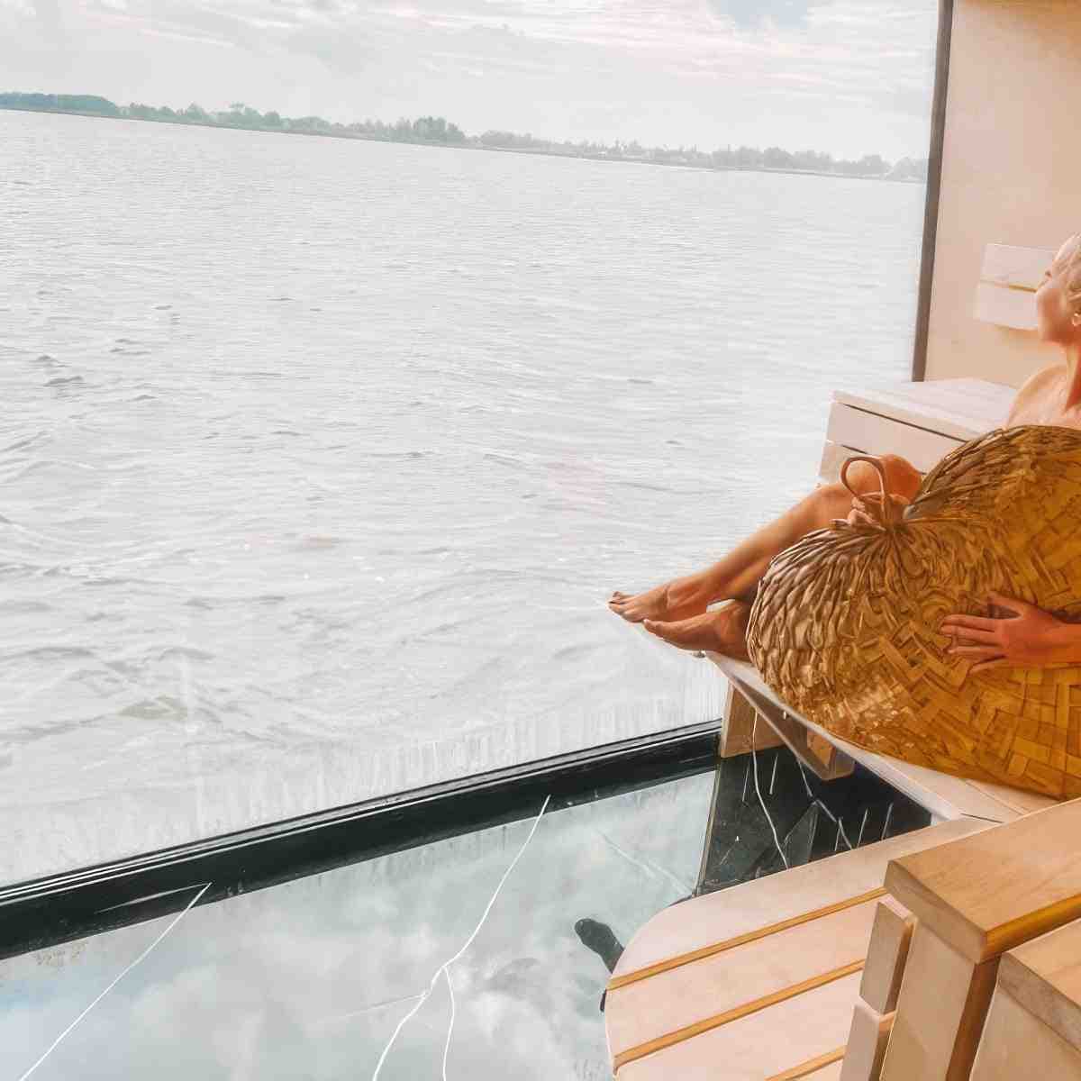 Sauna na wodzie dla dwojga | Mielno