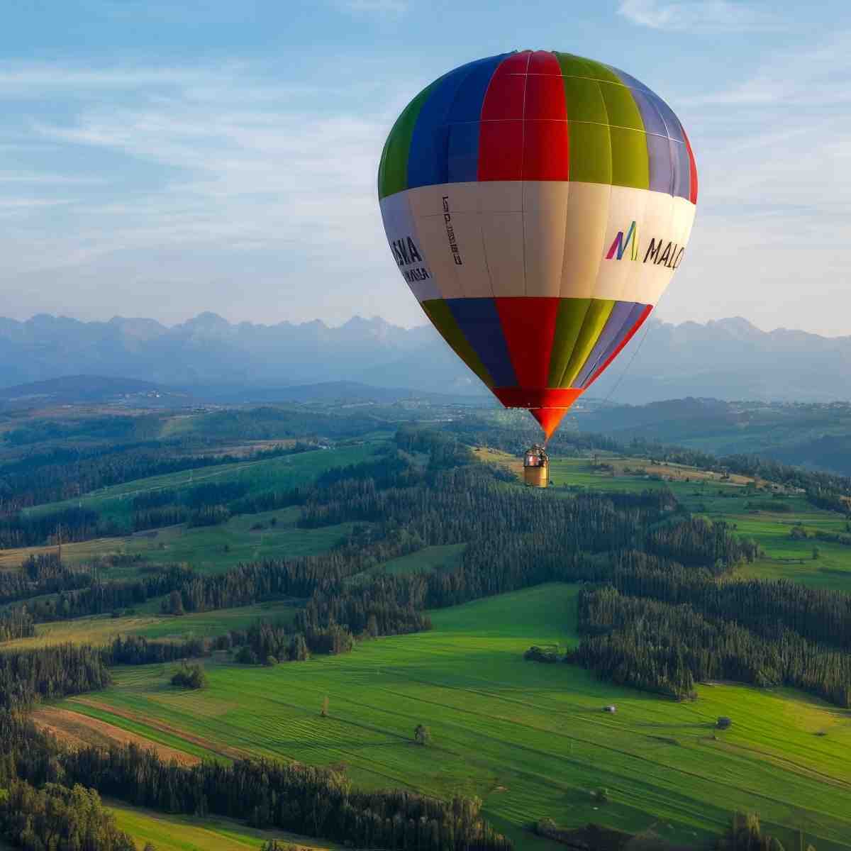 Lot balonem z widokiem na Tatry | Nowy Targ