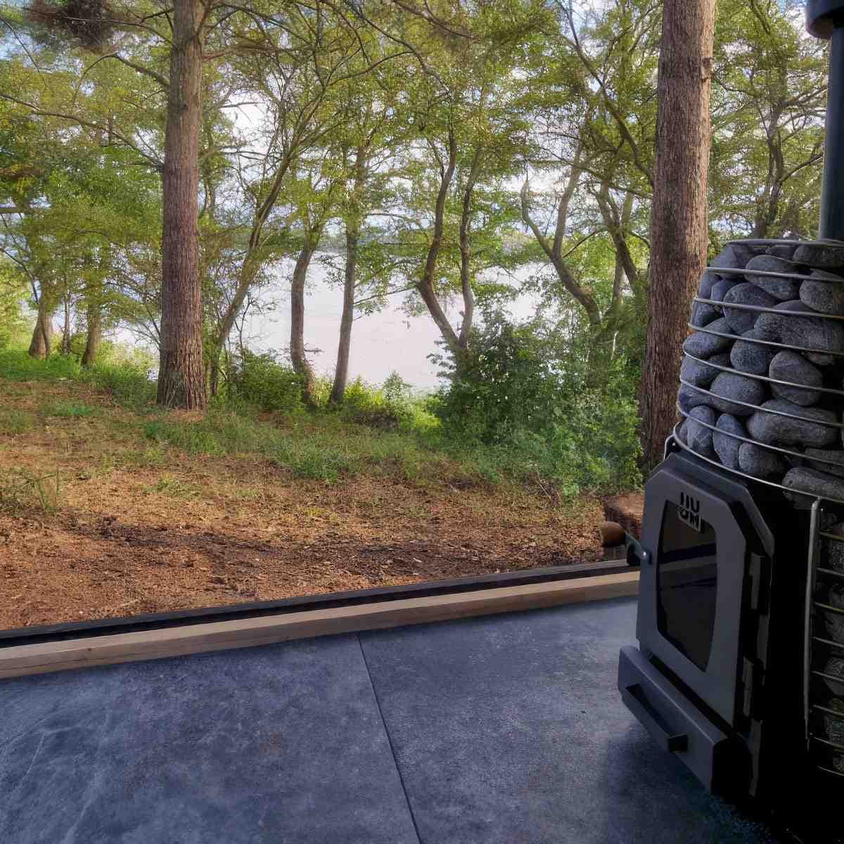 Saunowanie nad jeziorem w Leśnym SPA | Potołówek