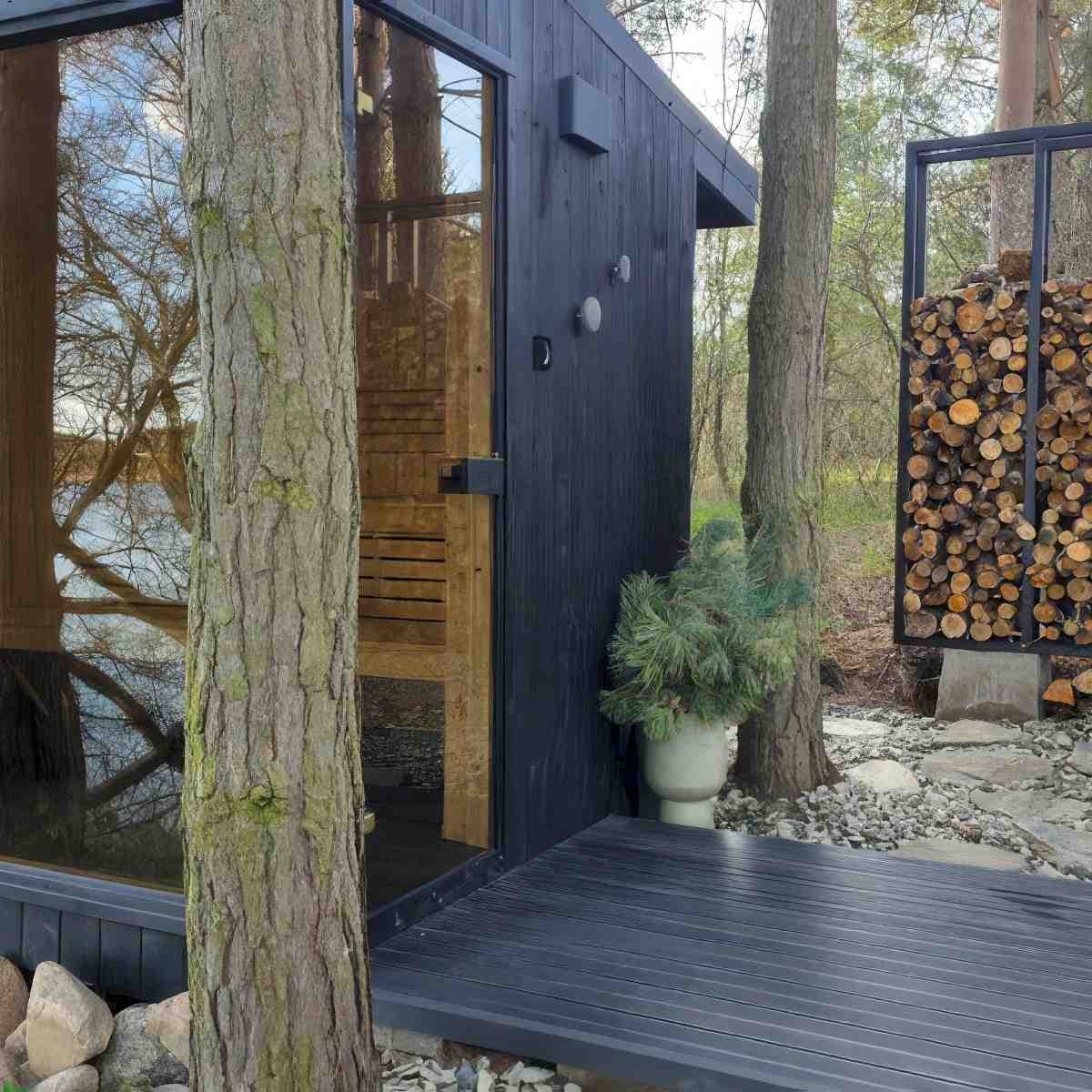 Saunowanie nad jeziorem w Leśnym SPA | Potołówek