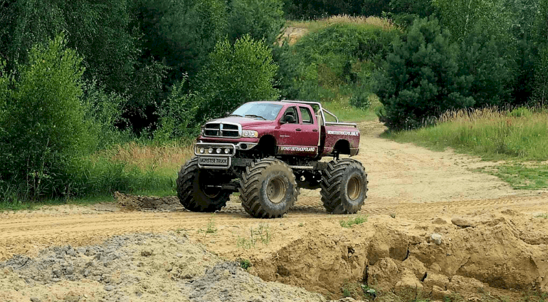 Ekstremalna jazda Monster Truckiem | Poznań (Rybojedzko)