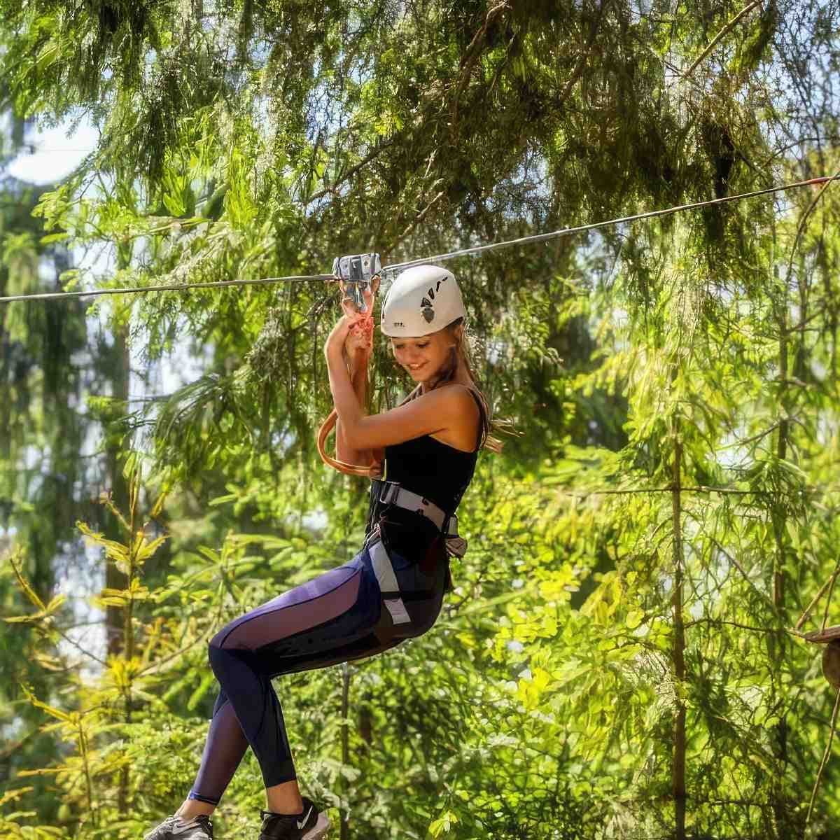 Park linowy dla dwojga - przygoda na wysokości | Istebna