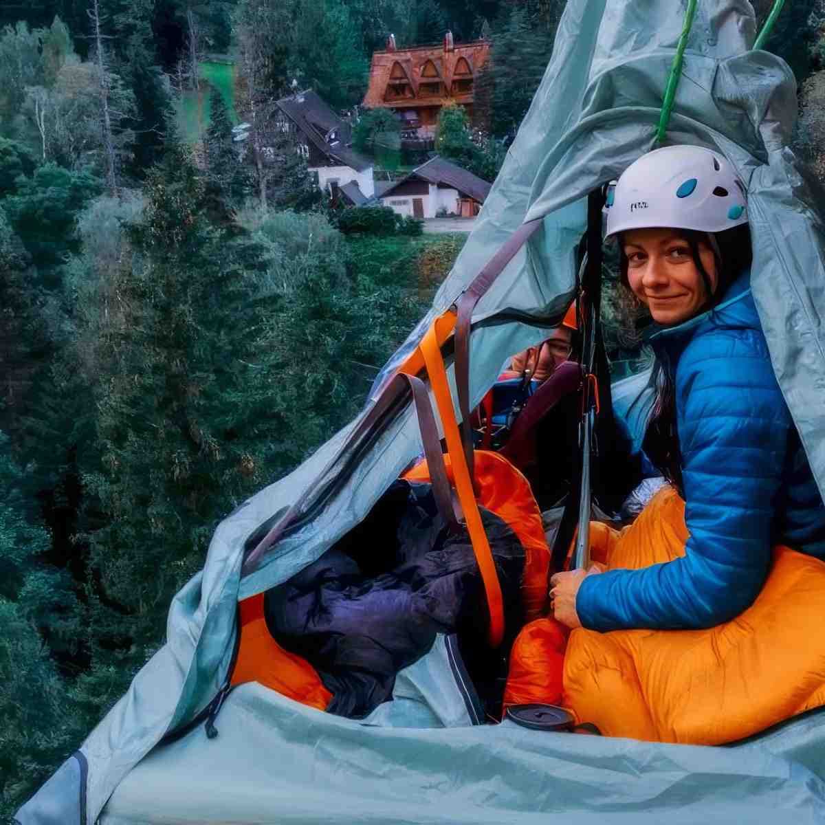 Noc na Skale z Widokiem na Śnieżkę