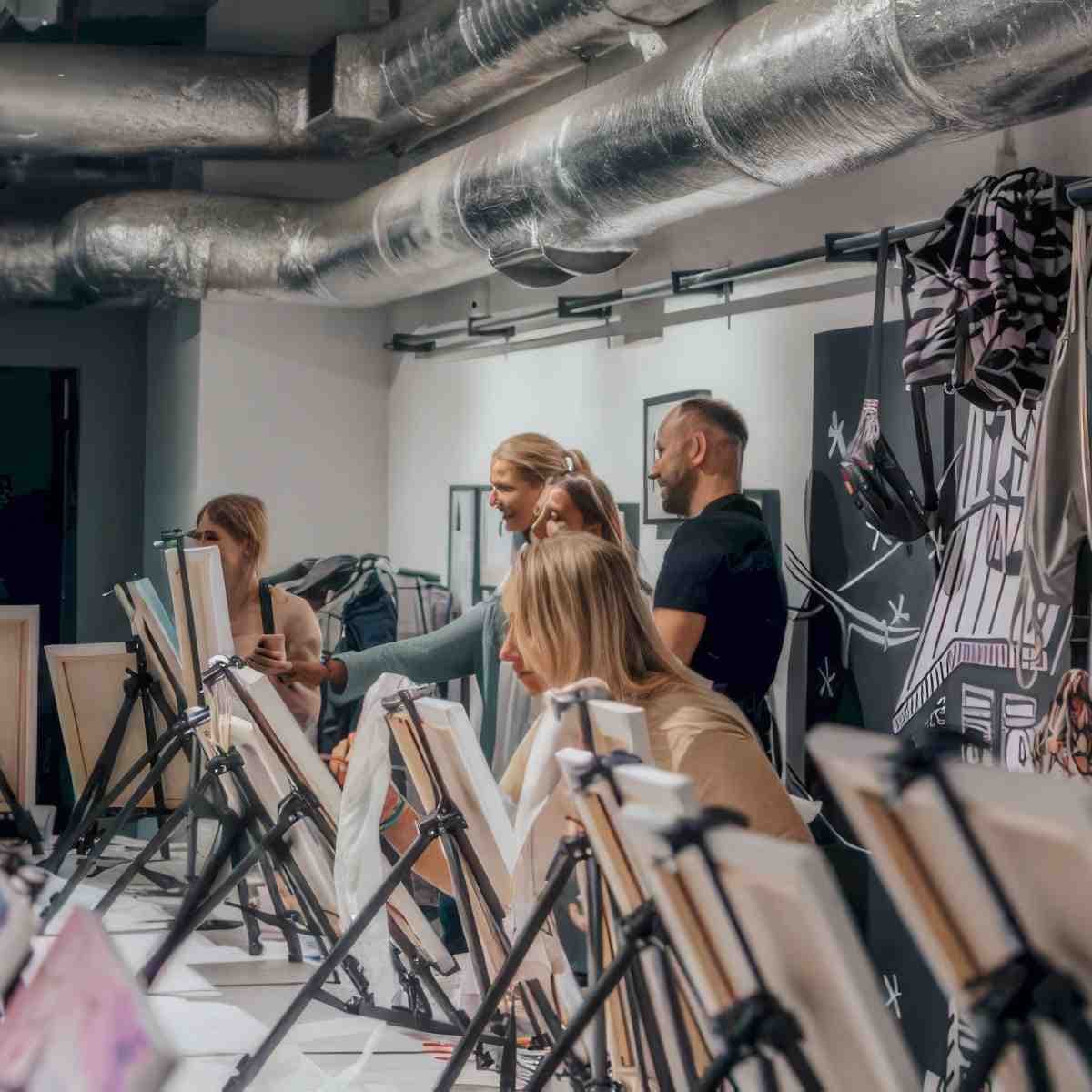 Malowanie przy winie | Gdańsk | Wino Grono Art