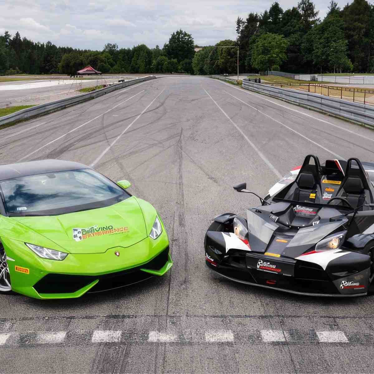 Pojedynek Lamborghini Huracan vs KTM X-Bow | Tor Kielce | SJS