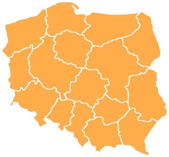 Mapa Polski