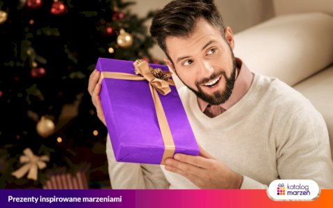 Wujek z prezentem na święta Katalog Marzeń