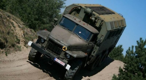 Militarne emocje na pokładzie pojazdu wojskowego - Szczecinek (Ural375)