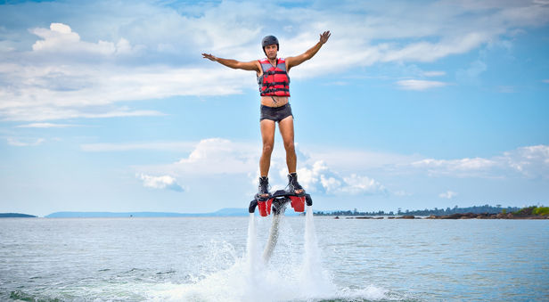 poznaj FlyBoard dla dwojga - adrenalina na wodzie