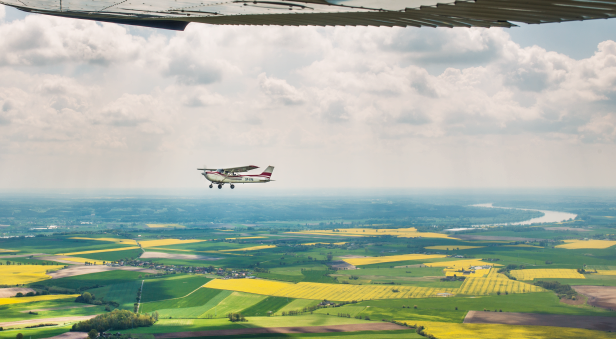 Rodzinny lot widokowy samolotem Cessna, Bydgoszcz