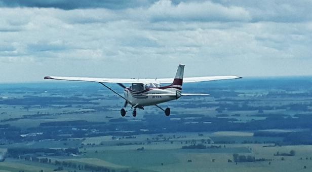 Rodzinny lot widokowy samolotem Cessna, Bydgoszcz