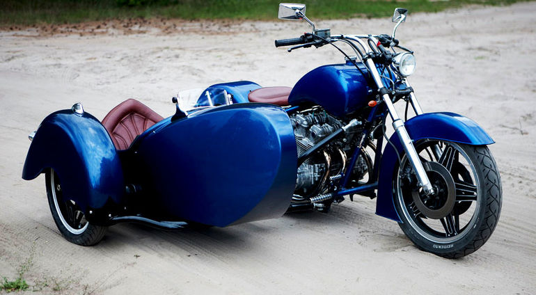 Amerykański sen - przejażdżka motocyklem Honda custom