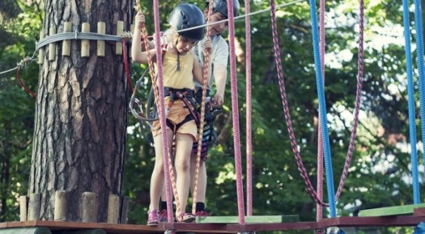 Park linowy dla dziecka - przygoda na wysokości - Gdynia
