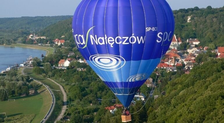 Lot balonem nad Nałęczowem