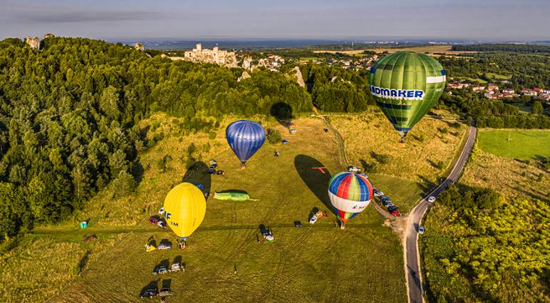 Lot balonem nad Jurą Krakowsko-Częstochowską