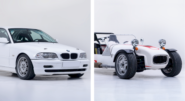 Pojedynek Lotus Seven GKD vs BMW