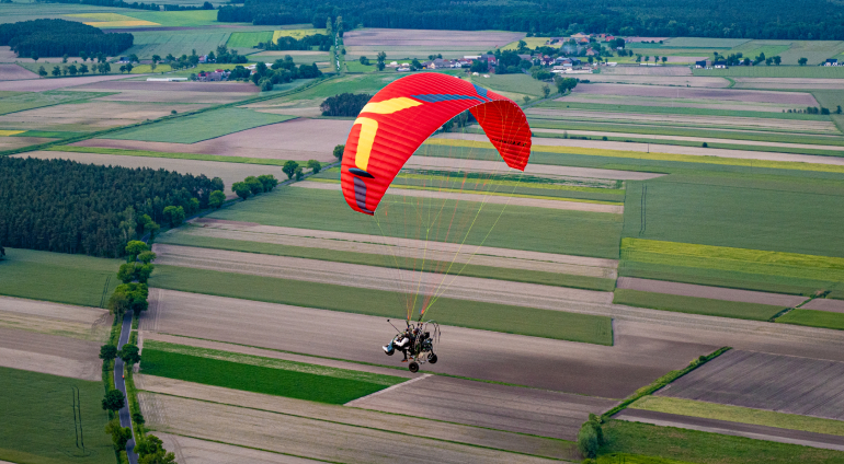 Lot motoparalotnią - Ostrów Wielkopolski (25 minut)