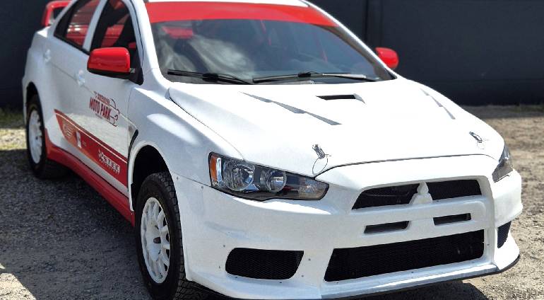 Jazda rallycross jako pasażer - Mitsubishi Lancer Evo X WRC (1 okrążenie)