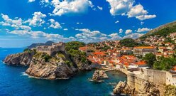 Widok na panoramę Chorwacji