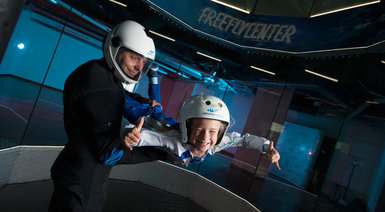 Lot w tunelu aerodynamicznym FreeFlyCenter (Leszno) - 2 osoby, 2 minuty