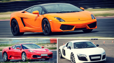 Pojedynek Lamborghini vs. Ferrari F430 vs. Audi R8 - Wiele torów (1 okrążenie, Super Cars)