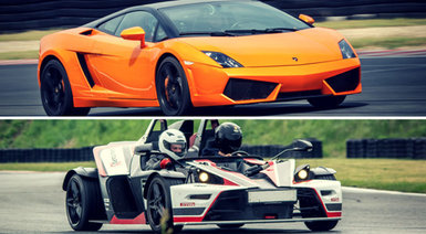 Pojedynek Lamborghini vs. KTM X-Bow - Wiele torów (po 2 okrążenia, Super Cars)