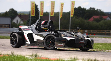 Jazda KTM X-Bow - Kielce (1 okrążenie)