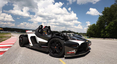 Jazda KTM X-Bow - Kielce (2 okrążenia)