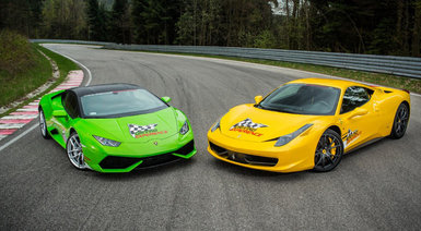 Pojedynek Lamborghini Huracan vs Ferrari 458 Italia - Kielce (po 4 okrążenia + co-drive)