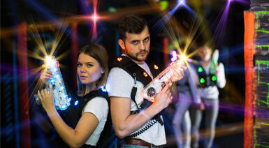 Paintball laserowy dla grupy - Białystok (30 min.)
