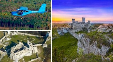 Lot zapoznawczy samolotem ultralekkim - Jura Krakowsko- Częstochowska (30 minut)