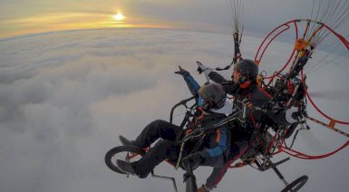 Lot motoparalotnią z filmowaniem - Gdańsk