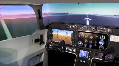 Symulator lotu - Warszawa (Alsim AL250, 40 min, lotnisko Babice)