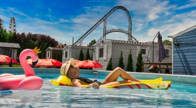 Pobyt w domku z jacuzzi w Holiday Park Zator - 2 noce w weekend (sezon wysoki, do 5 osób)