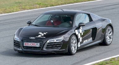 Jazda Audi R8 - 1 okrążenie - Radom (Tor Jastrząb, Devil Cars)