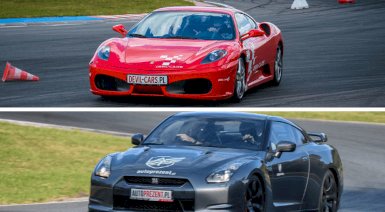Pojedynek Ferrari F430 vs. Nissan GT-R - 1 okrążenie - Wiele torów (Super Cars)
