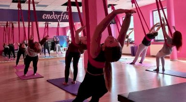 Aerial joga - Joga w hamaku - Pruszcz Gdański (w grupie, 60 minut)