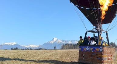 Lot balonem z widokiem na Tatry - Kraków (1 osoba w grupie)
