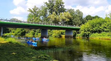 Spływ kajakiem dla dwojga - Płońsk (Wkra, 1 godzina)