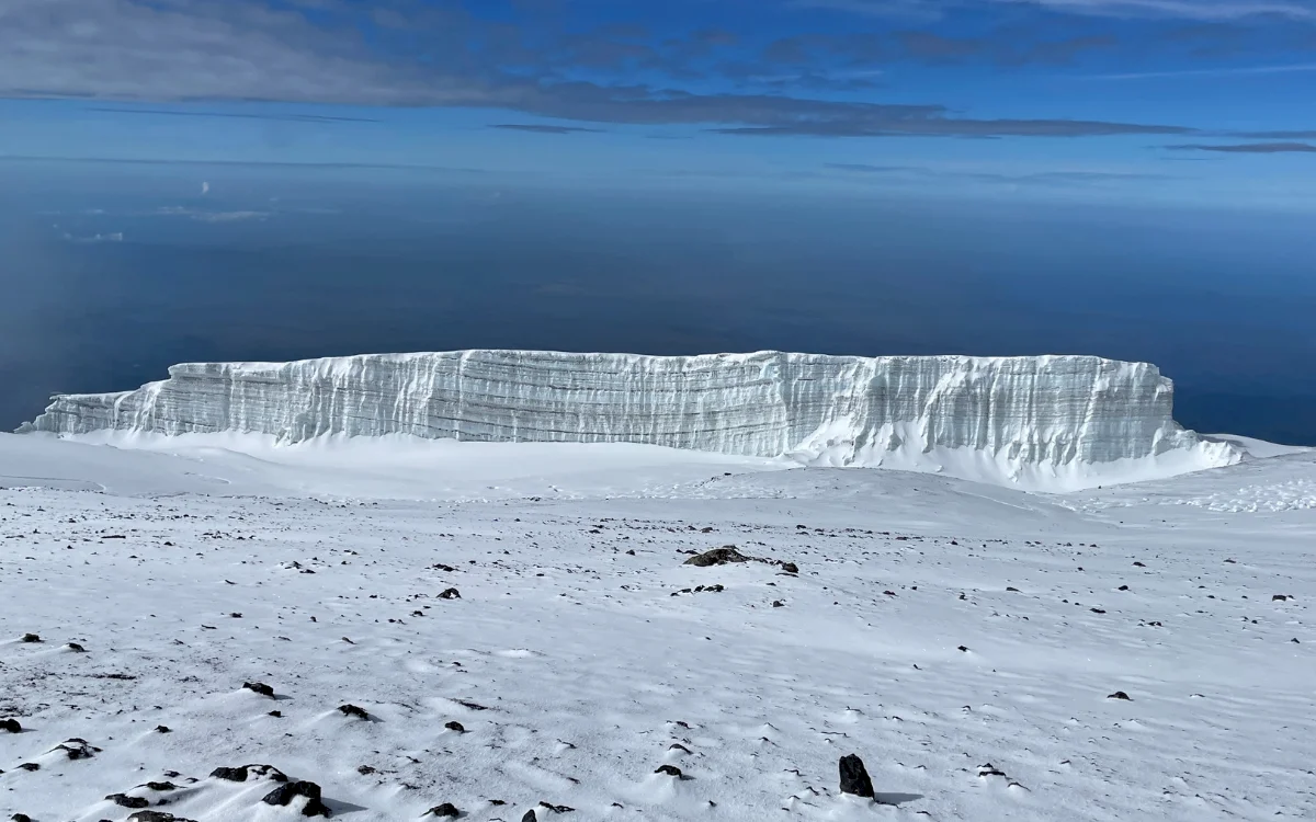 Wieczny śnieg w Afryce lodowce na Kilimandżaro