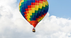 Balon z Pasażerami podczas Lotu
